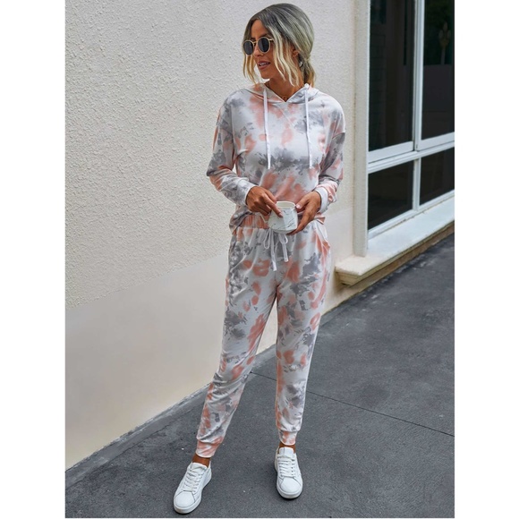 Tie Dye 2 Piece Set: Hoodie & Sweatpants - Picture 4 of 7